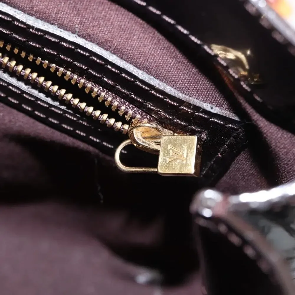 Louis Vuitton Monogram Vernis Wilshire PM Bag Amarante Purple